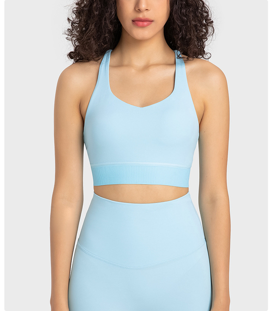 Высококачественный 80% нейлон 20% Spandex Women Sports Bra